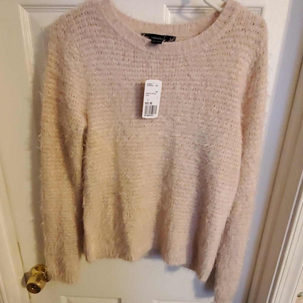 NWT pink sweater